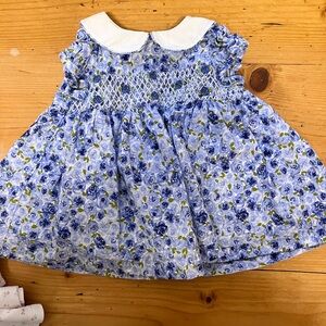 Floral Smocked Baby Dress